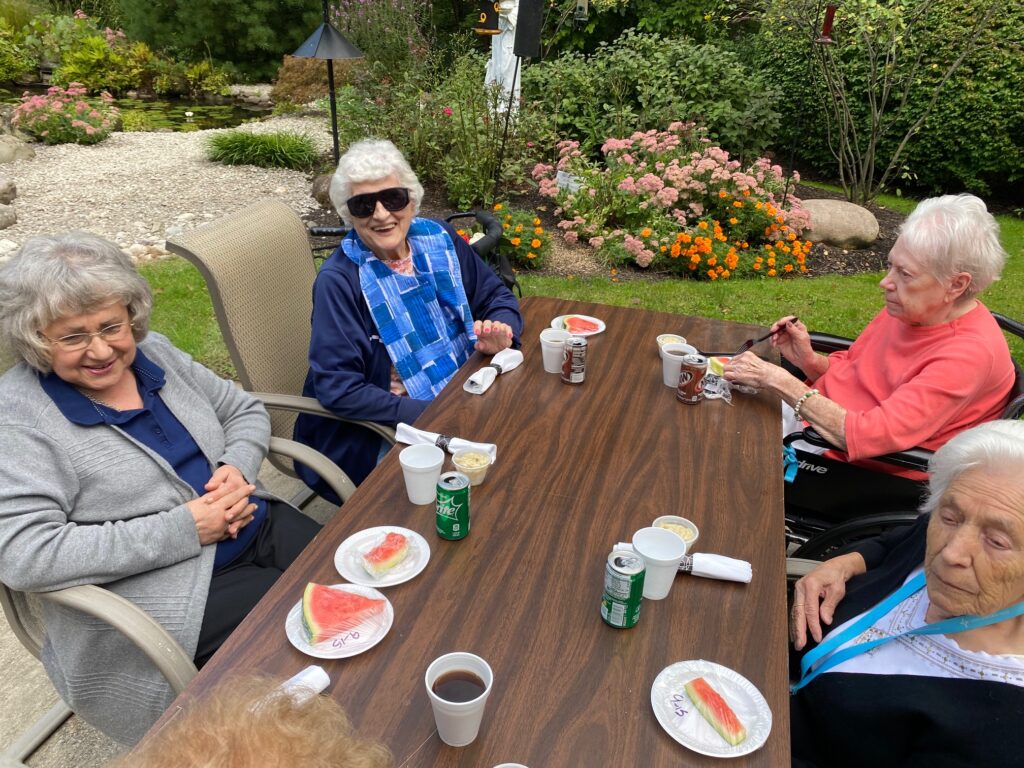 Dining Light of Hearts Villa in Bedford, Ohio